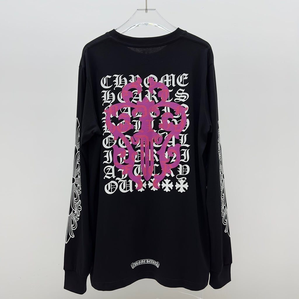 T shirt  Chrome Black Rosé sleeve