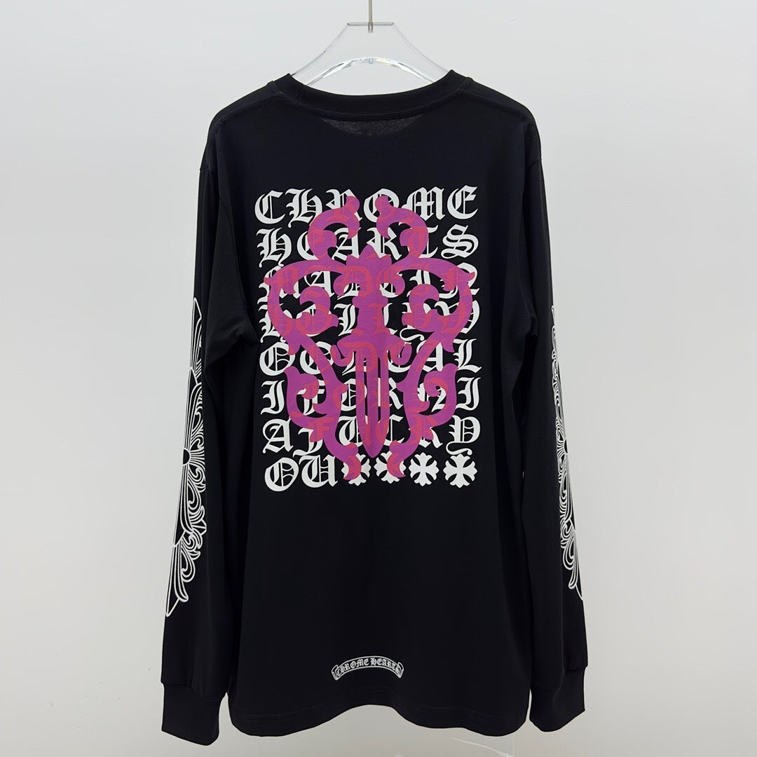 T shirt  Chrome Black Rosé sleeve
