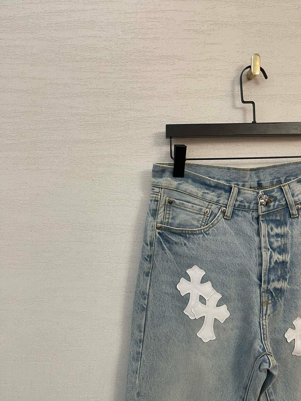 Jean Chrome Denim Blue  & White