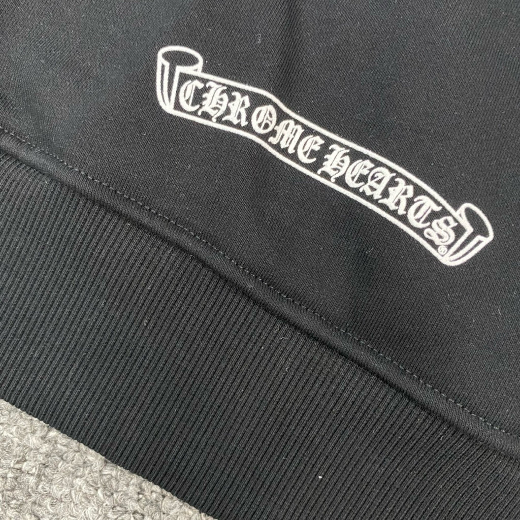 Sweat chrome noir SAINT BARTH BABY BLUE