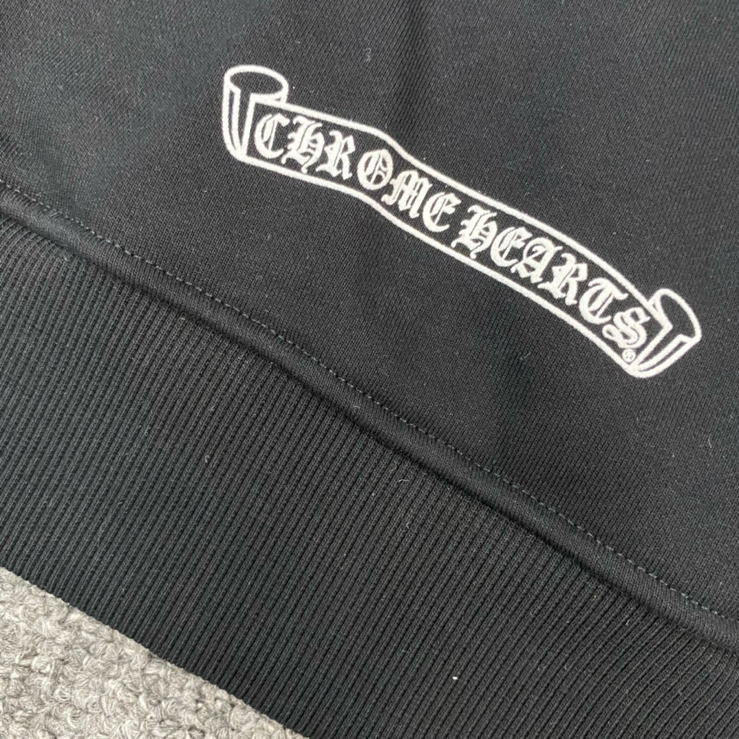 Sweat chrome noir SAINT BARTH BABY BLUE