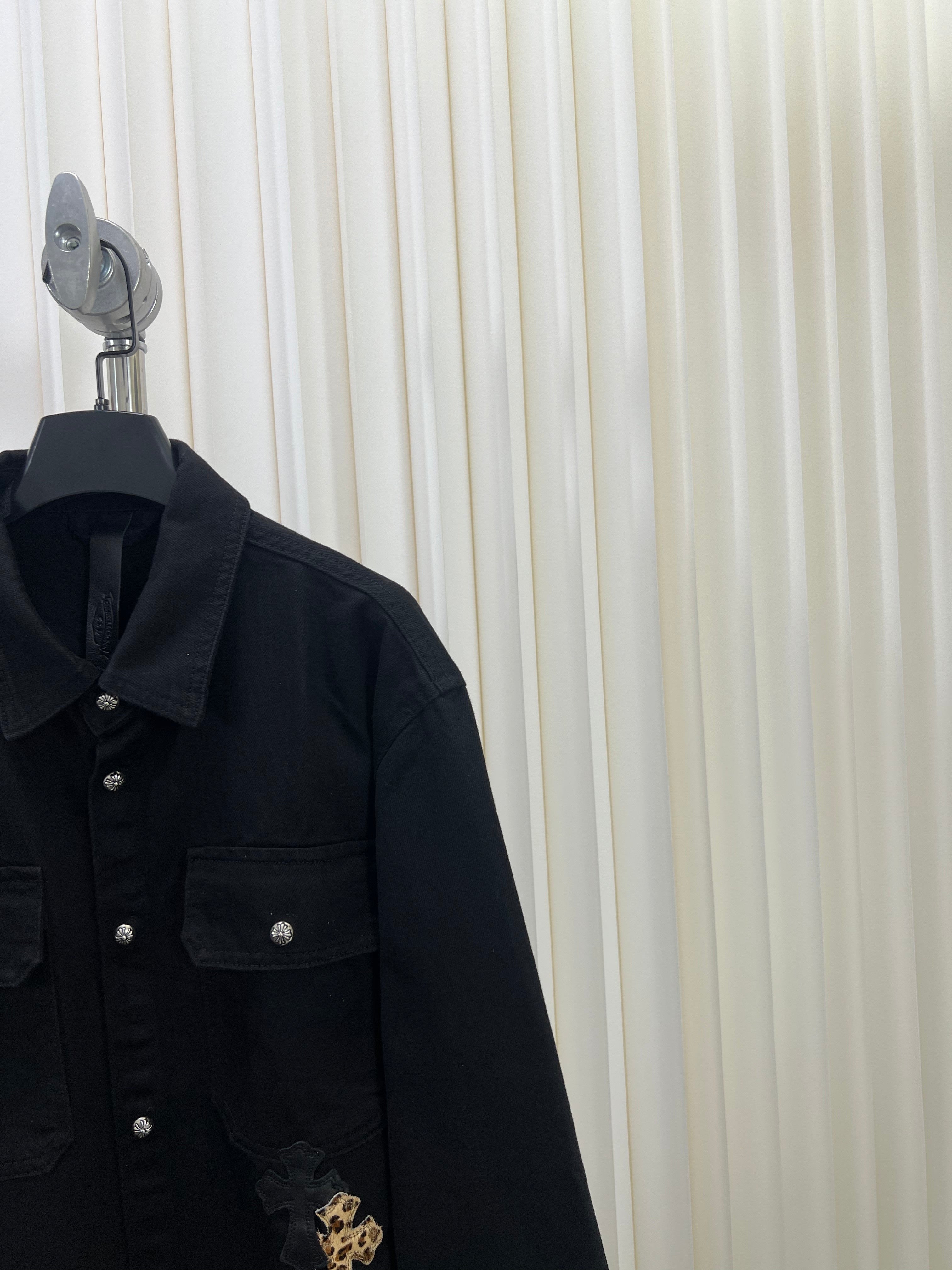 Veste Denim Black Chrome