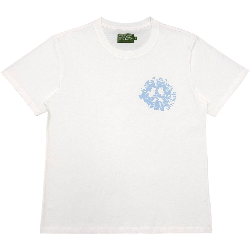 T shirt DTEARS blanc bleu