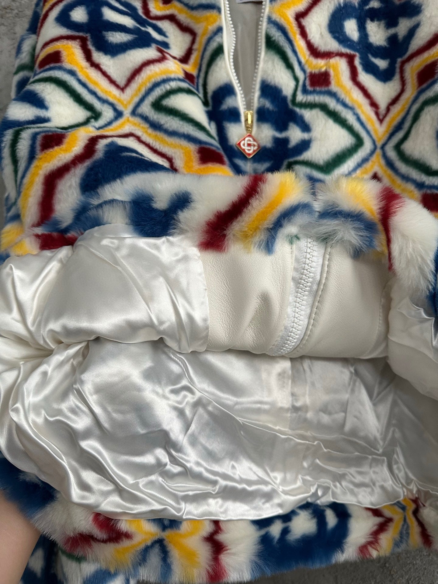 Veste Casa B Fourrure Jacquard