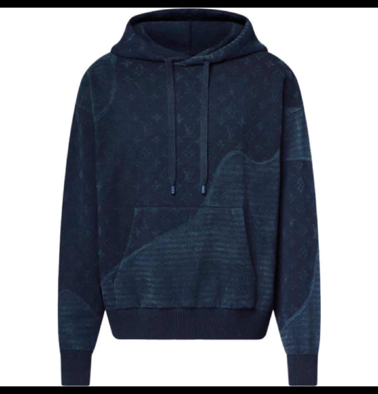 Sweat Lv jacquard mono bleu nuit 10/10