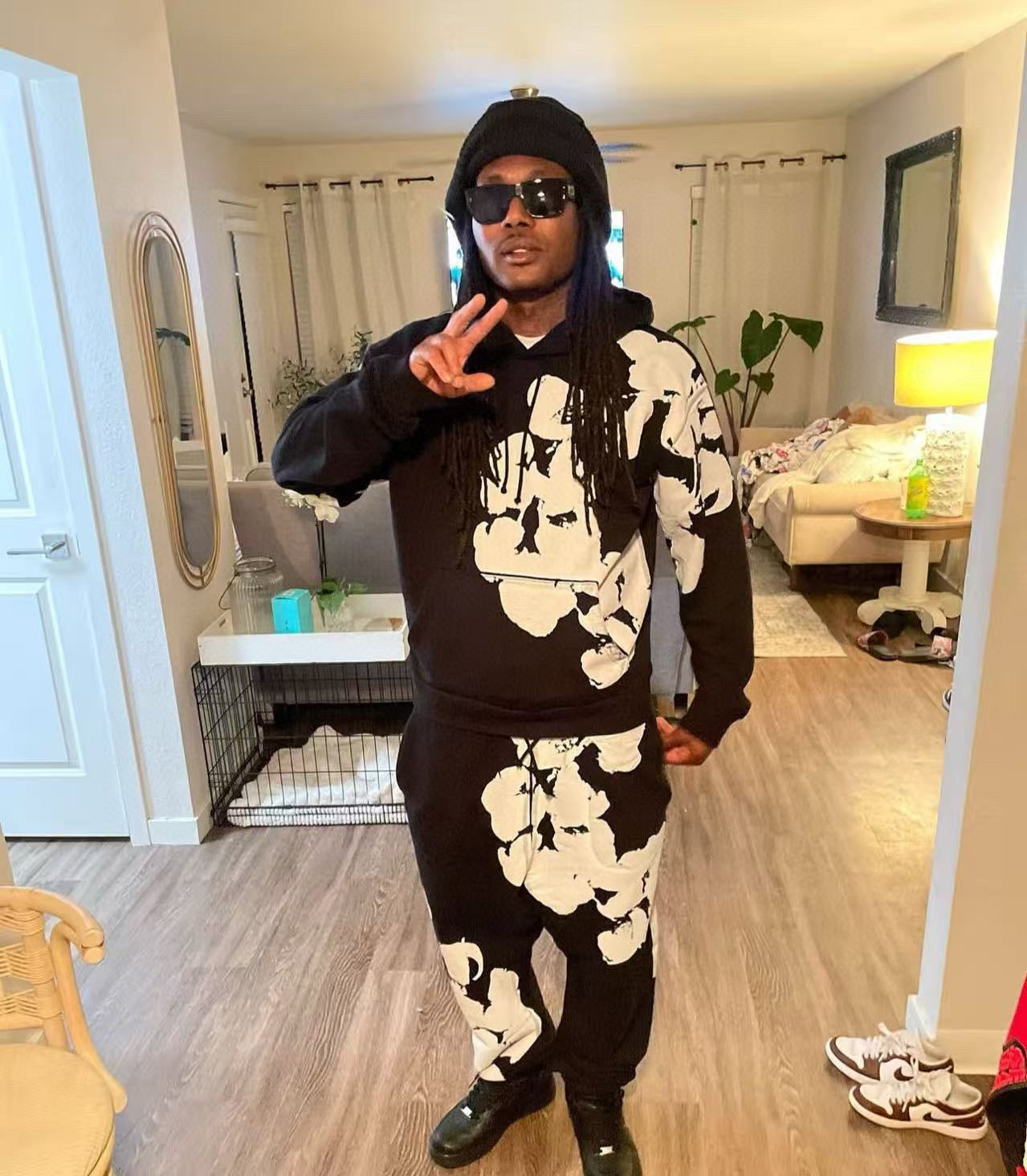 Pantalon Denim.Trs black kapok