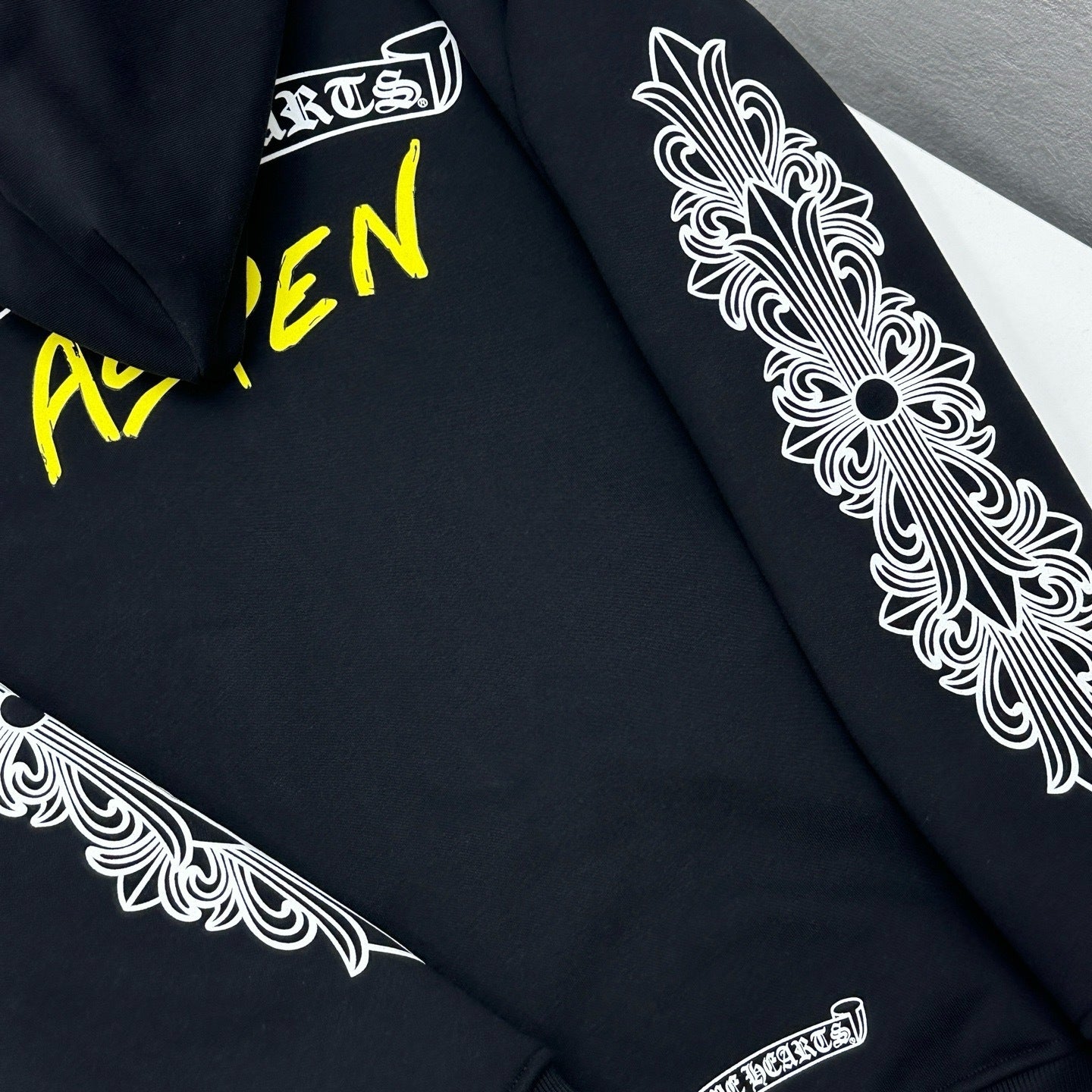 Gilet chrome noir / jaune