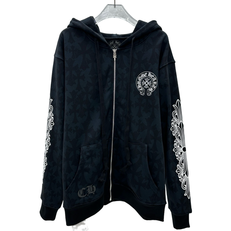 Gilet chrome noir / blanc