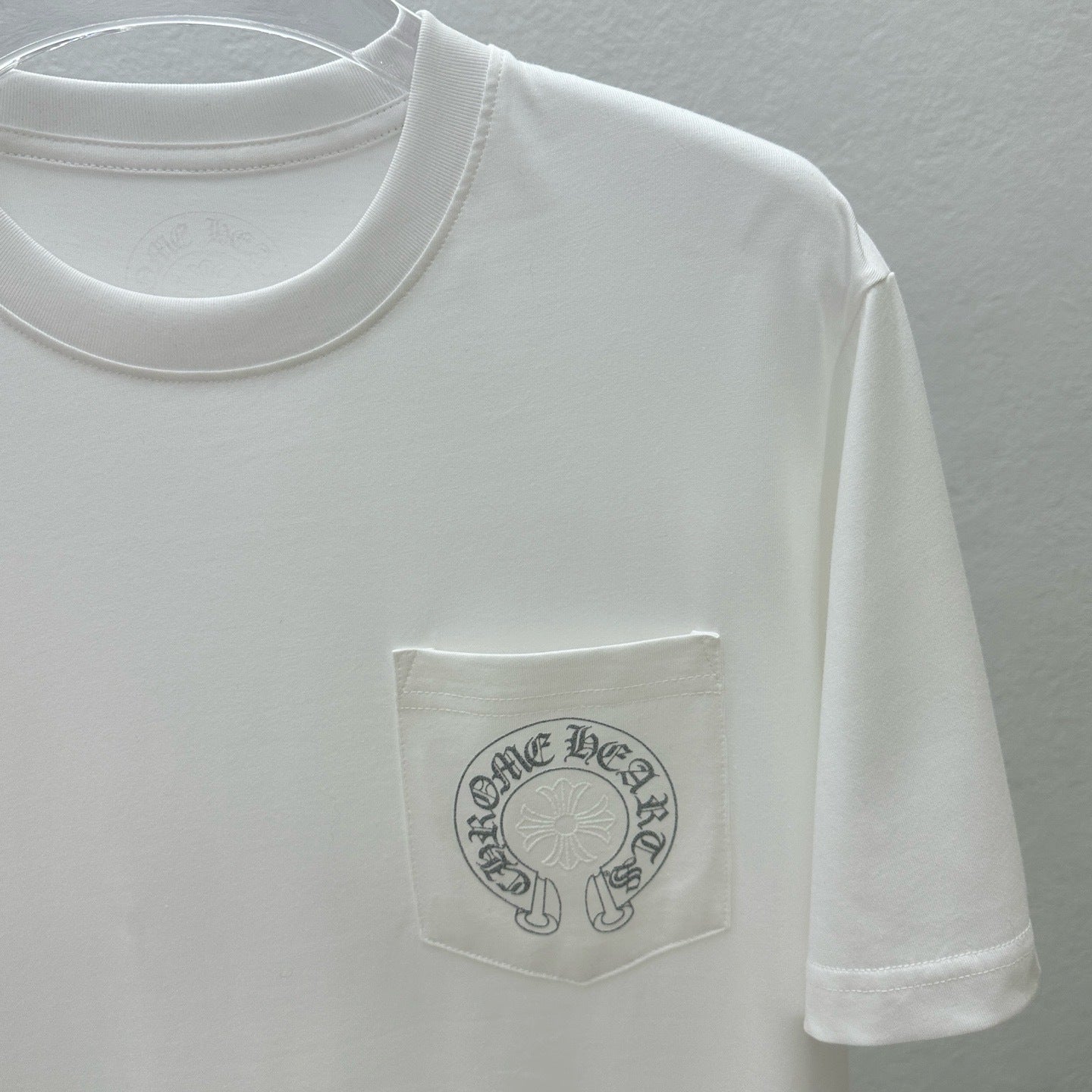 T Shirt Blanc chrome