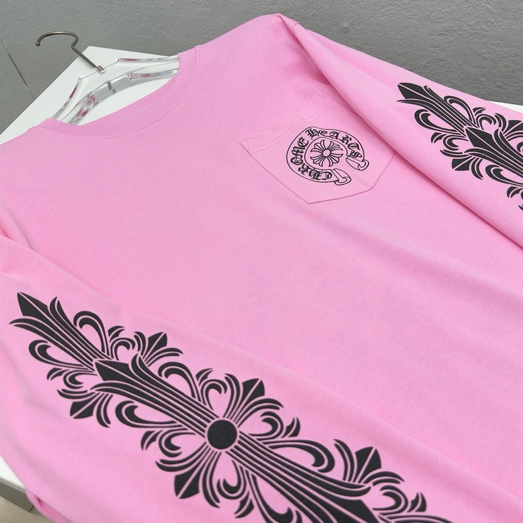 T shirt  Chrome pink long sleeve