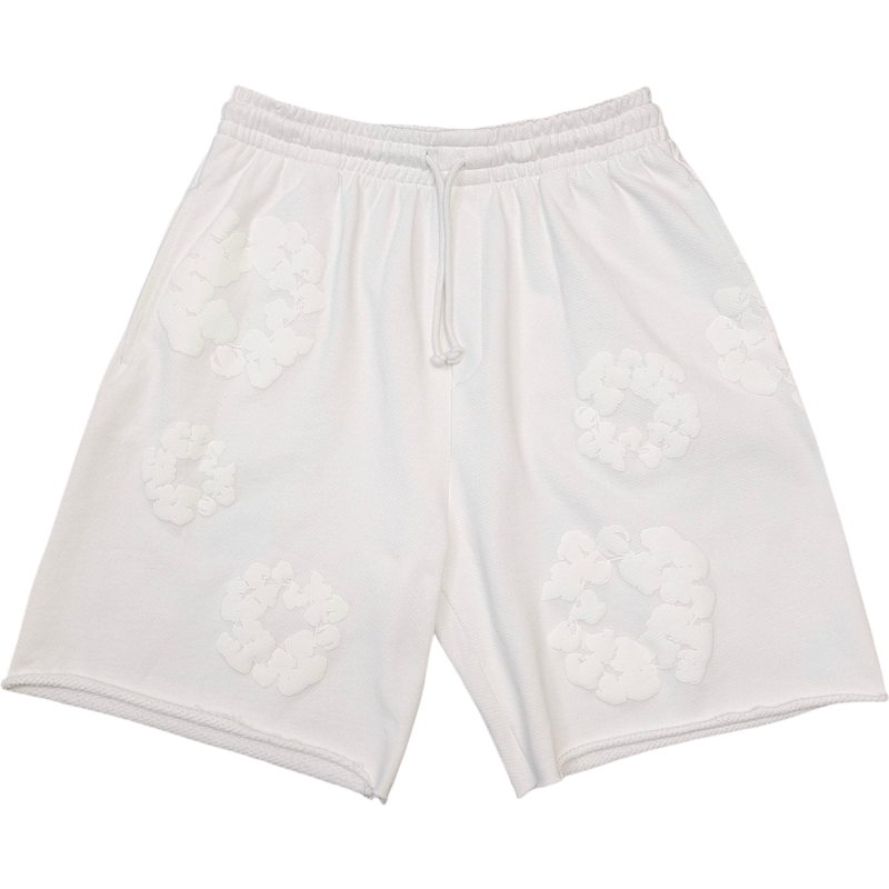 Short Denim.Trs coton entièrement Blanco