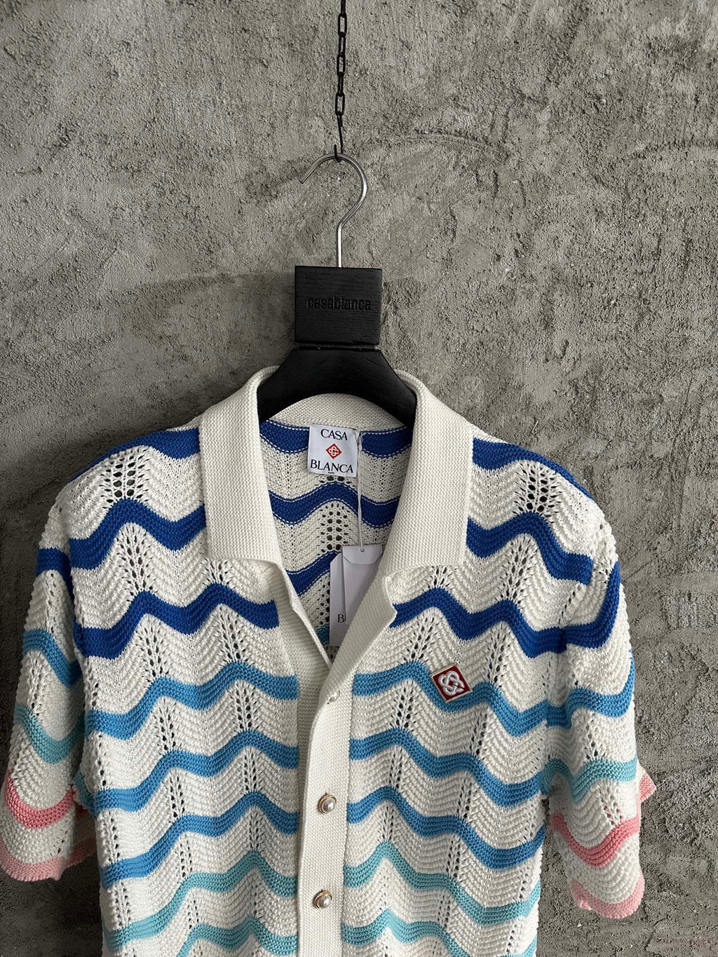 Casa B - Chemise Gradient Waves Miami