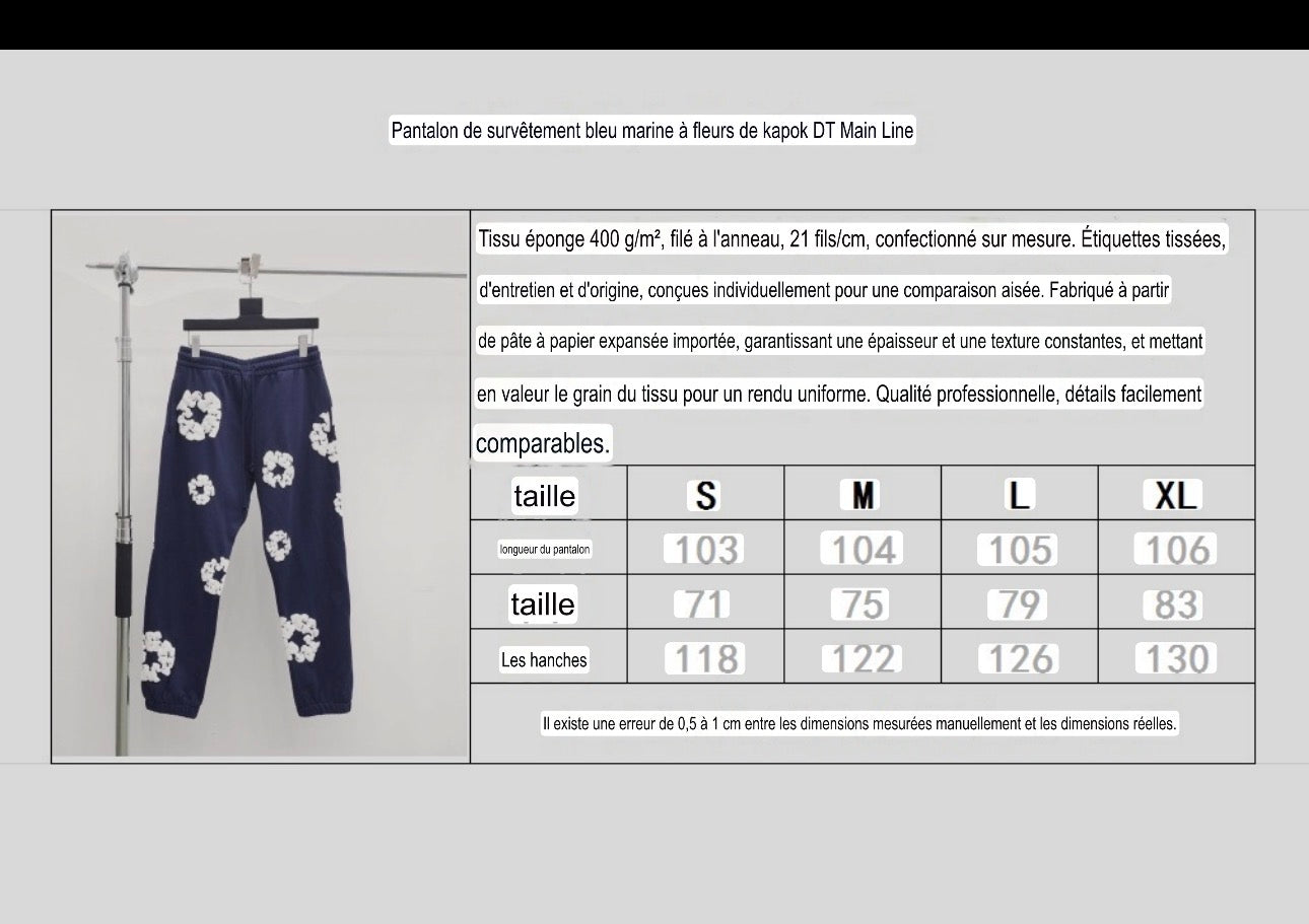 Pantalon Denim.Trs Double Blue