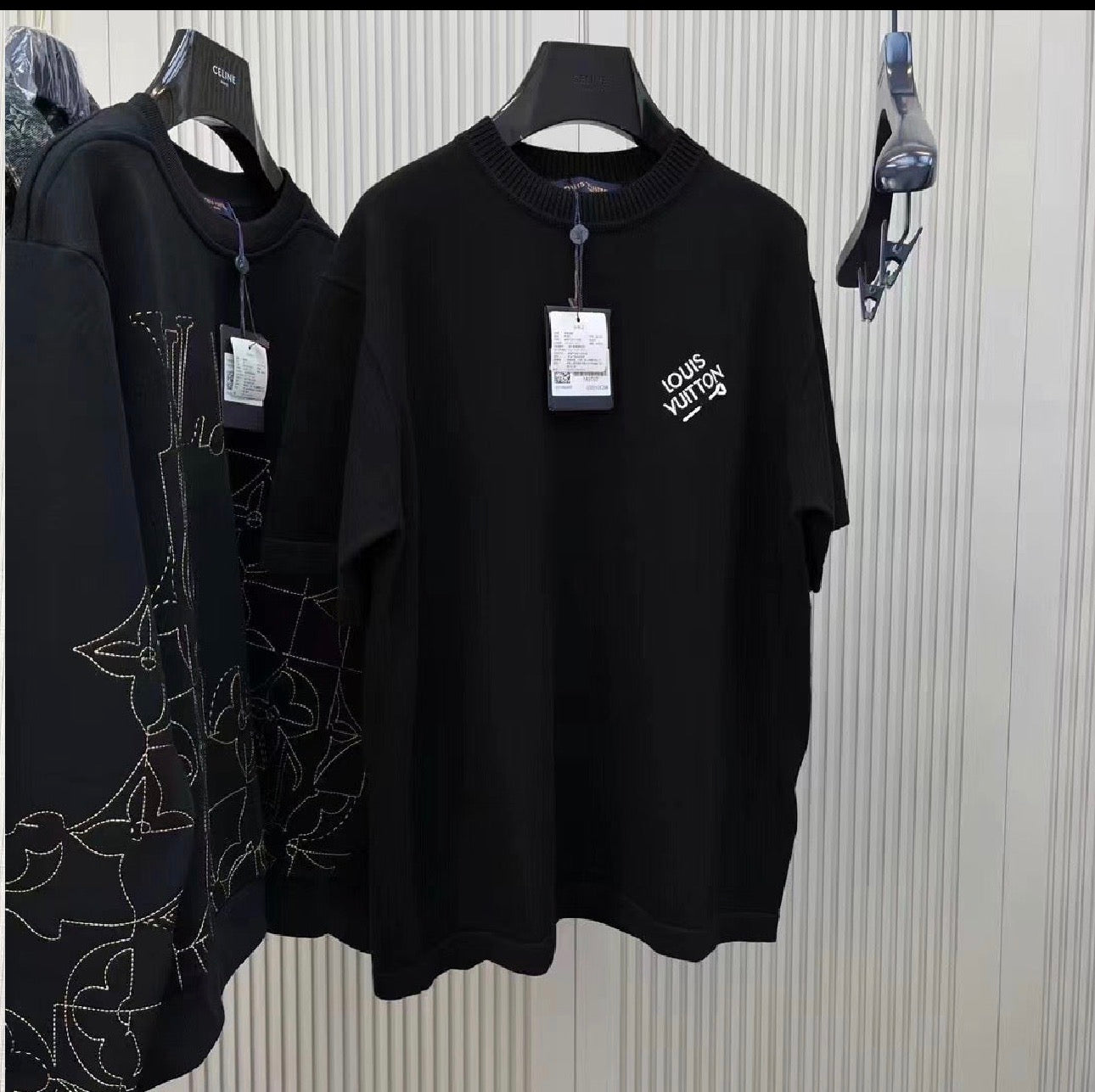 T shirt Lv Epinglé noir 10/10