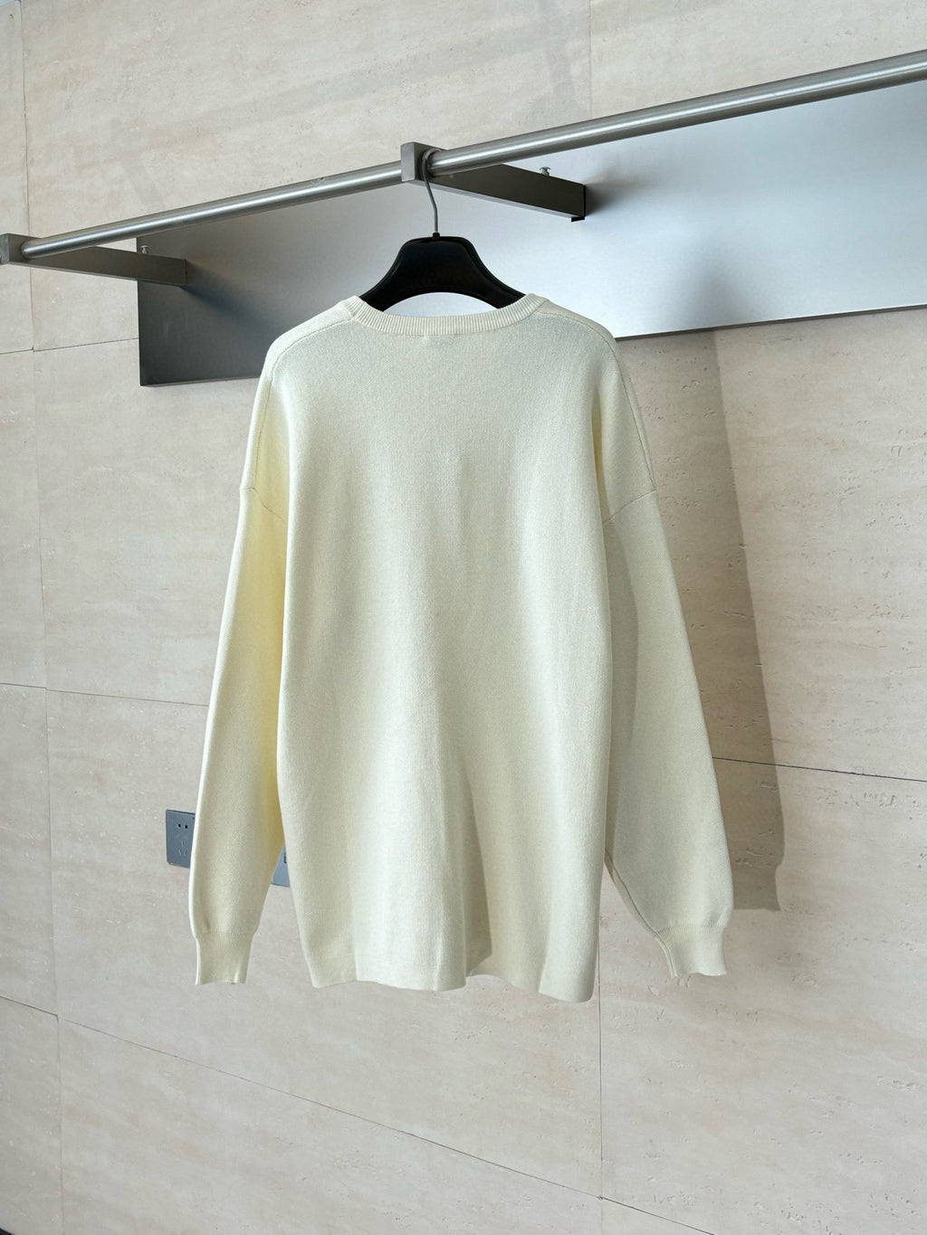 Pull Coton Anagram Blanc