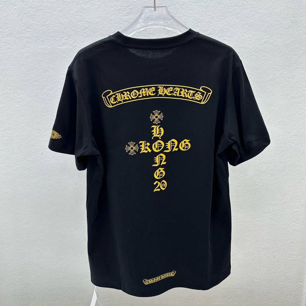 T shirt chrome Black and yellow