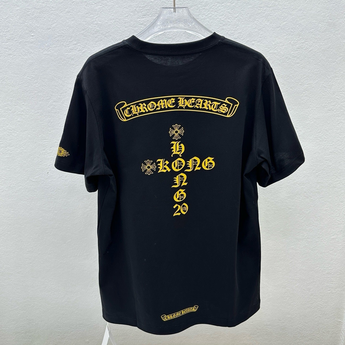 T shirt chrome Black and yellow
