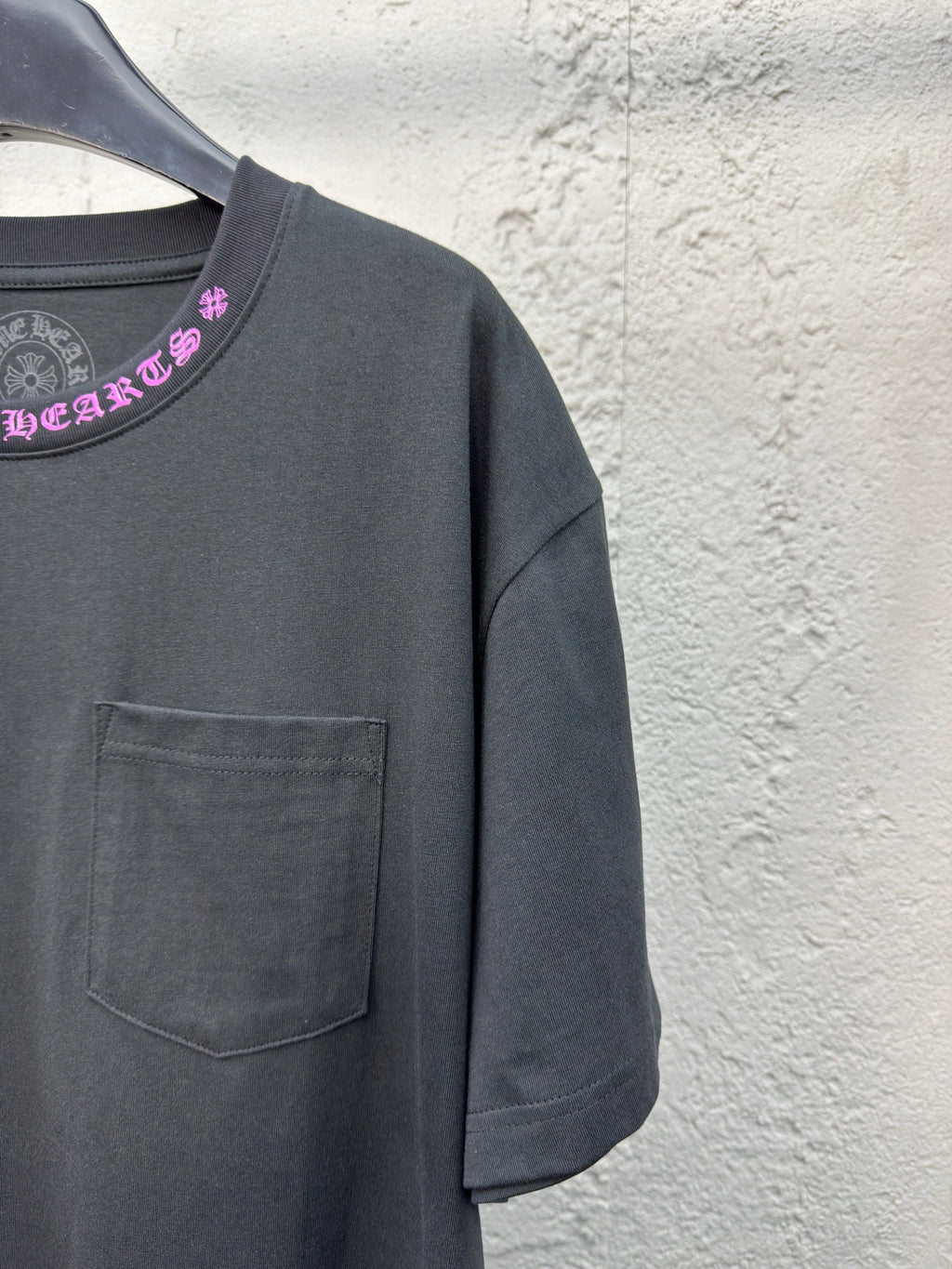 T shirt chrome Black and pink