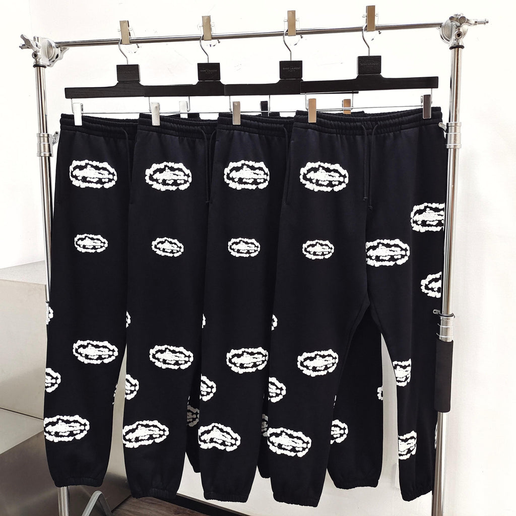 Pantalons à motif DT TEARS NOIR