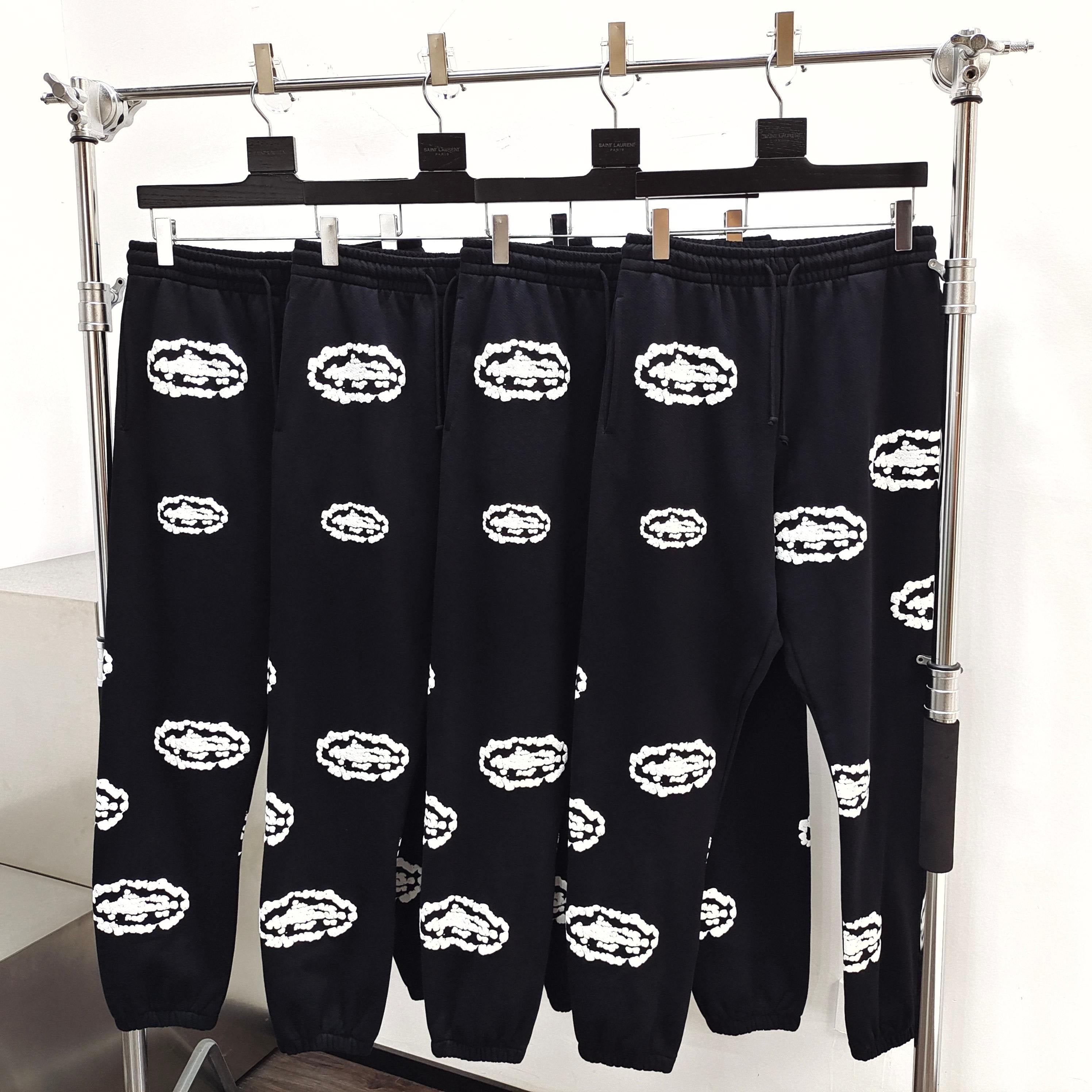 Pantalons à motif DT TEARS NOIR