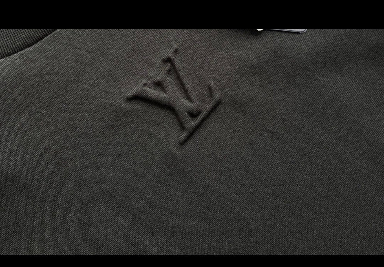 T shirt Lv 3D Logo noir