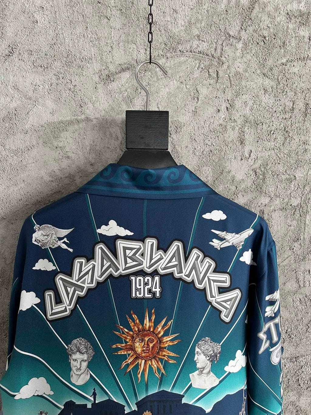 Casa B - Chemise en soie Le Temple du Sport