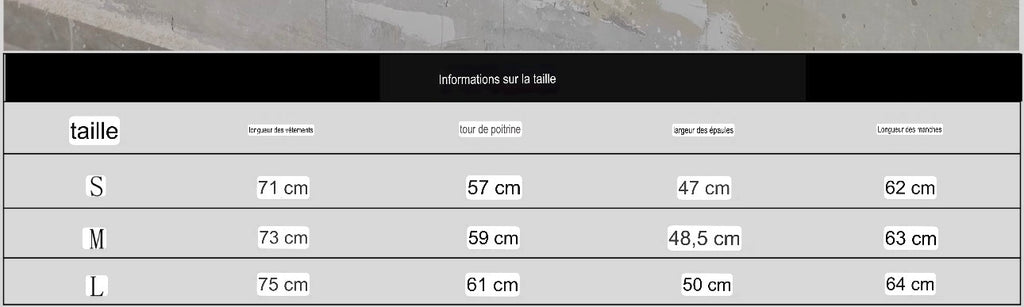 Long sleeves chrome black bouton argenté