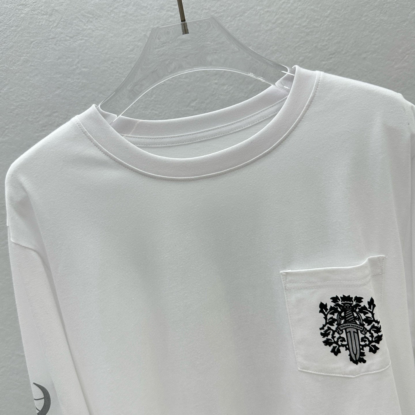 Chrome long sleeve  White Black