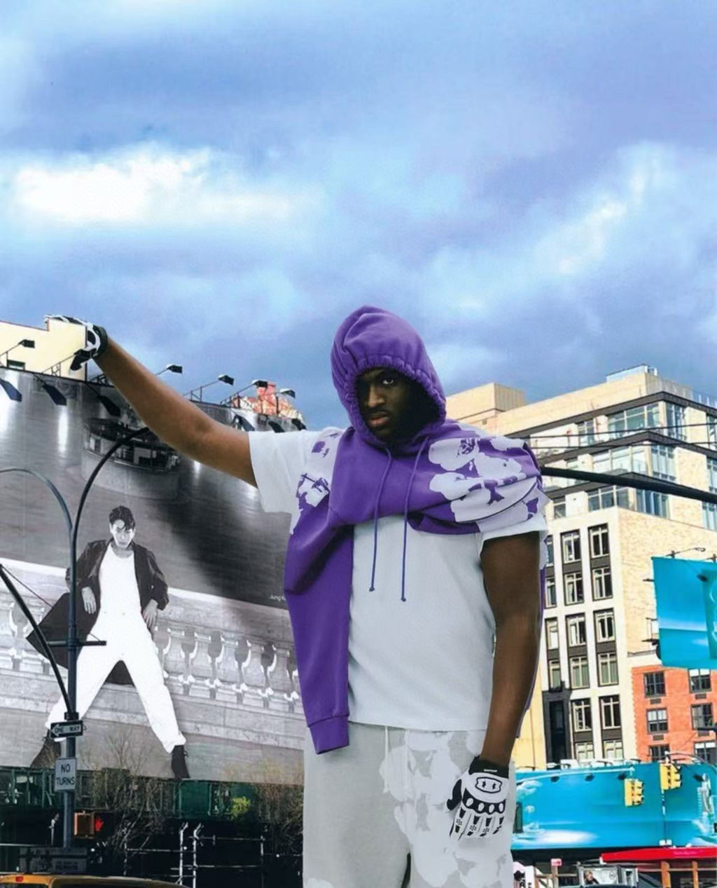 Sweat   DT TEARS purple Kapok