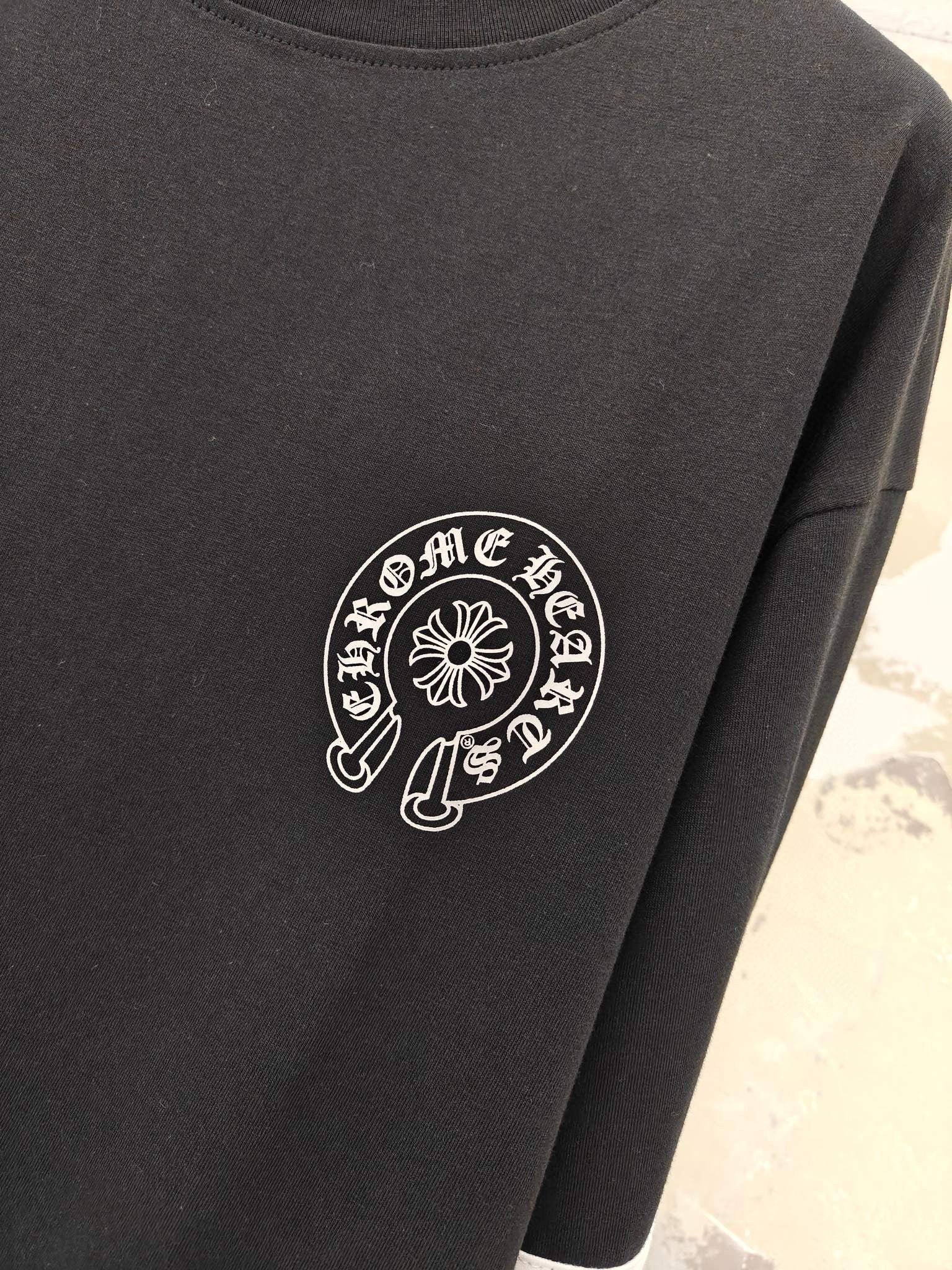 T shirt Chrome 33 Black and White