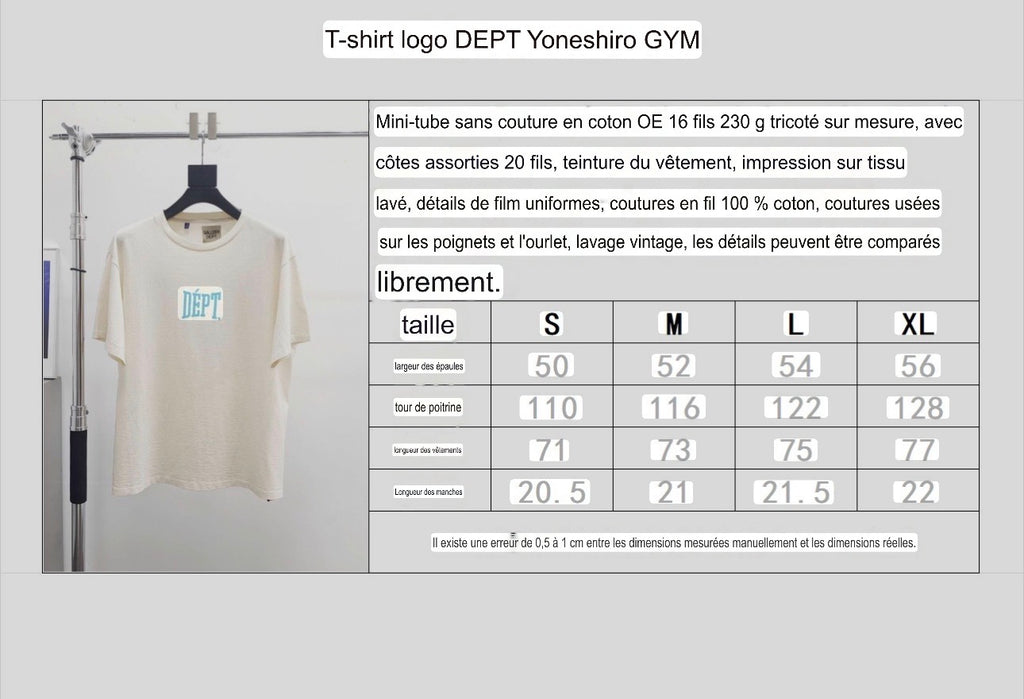 T shirt DEPT Yoneshiro Gym