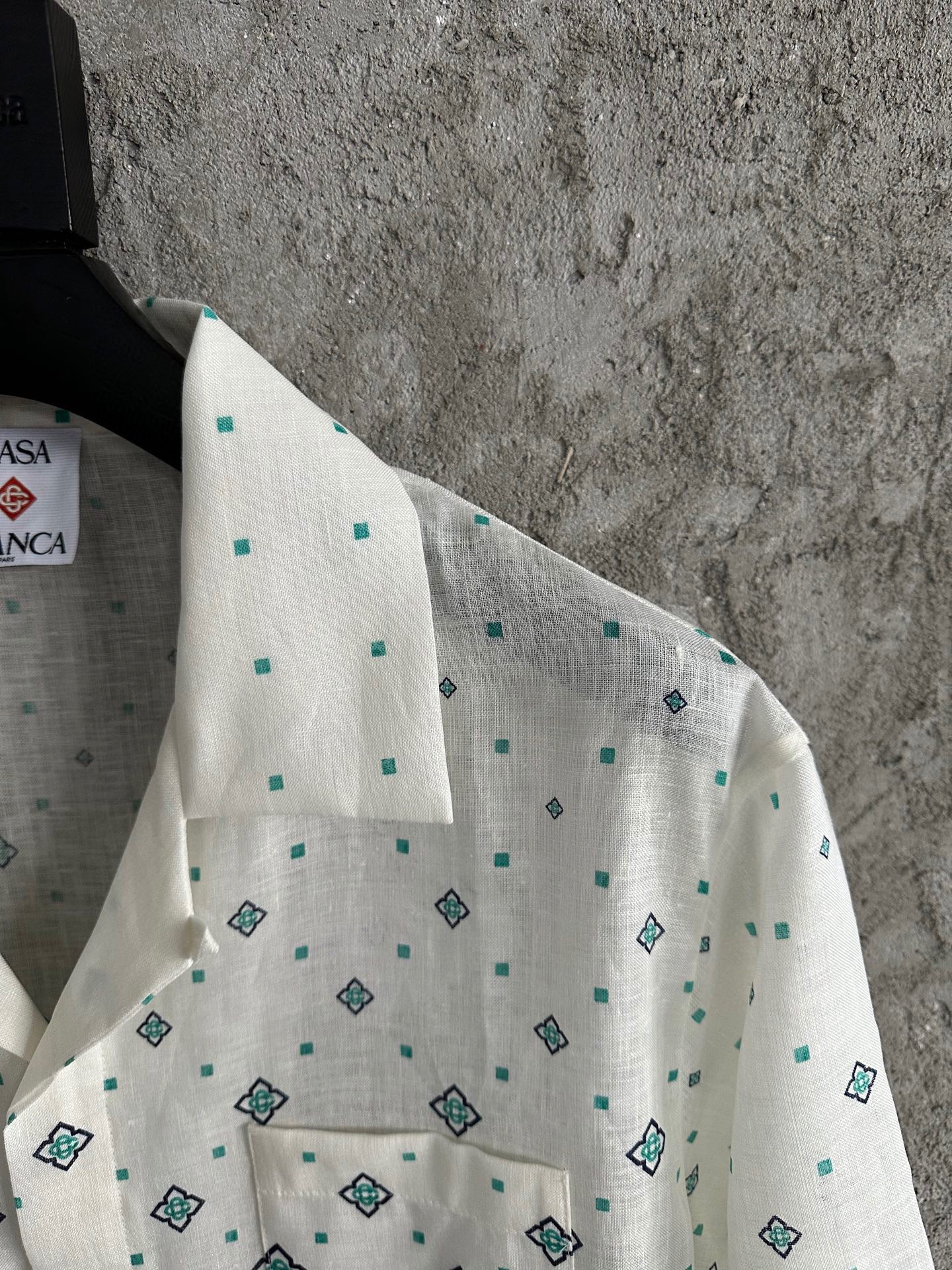 Casa B - Chemise à Manche courte soie Gradient Monogram