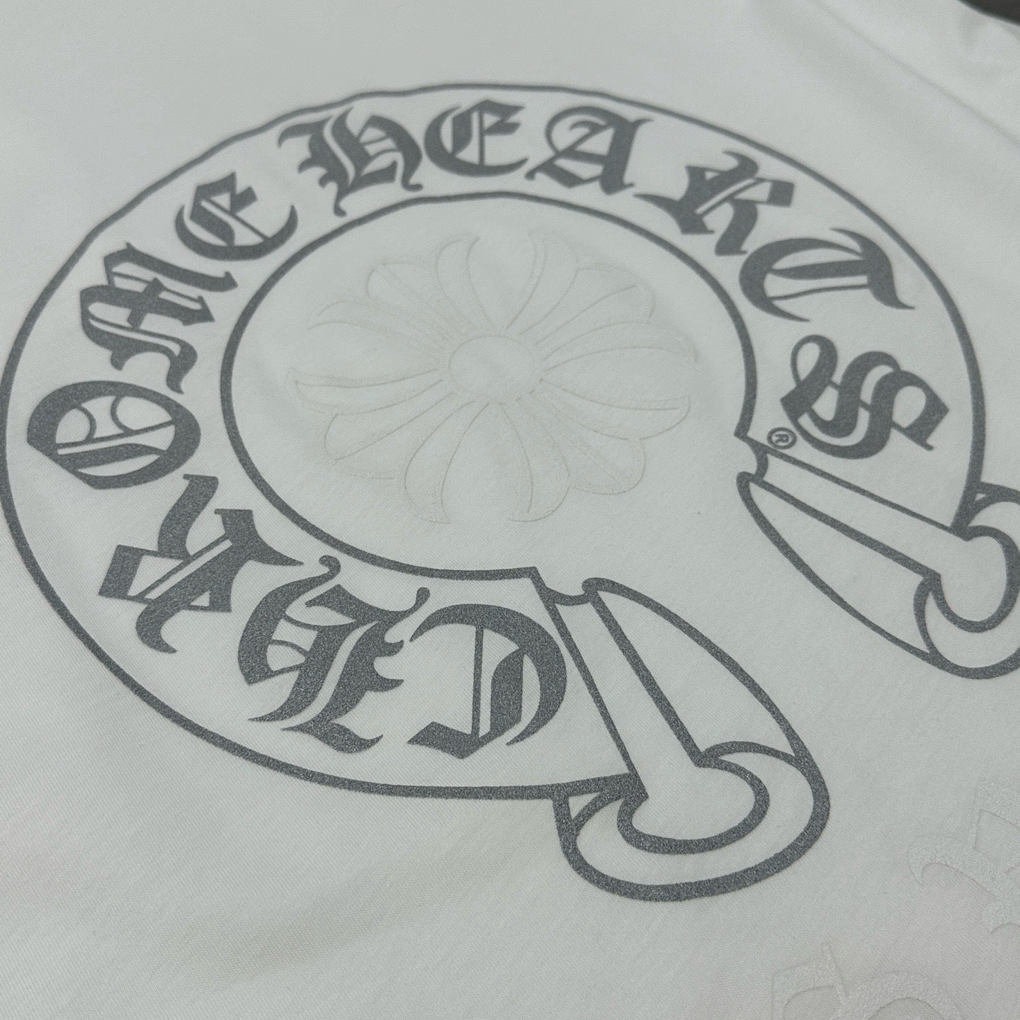 T Shirt Blanc chrome