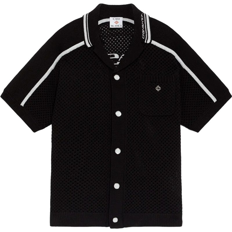 Casa B - Chemise crochet black 2026