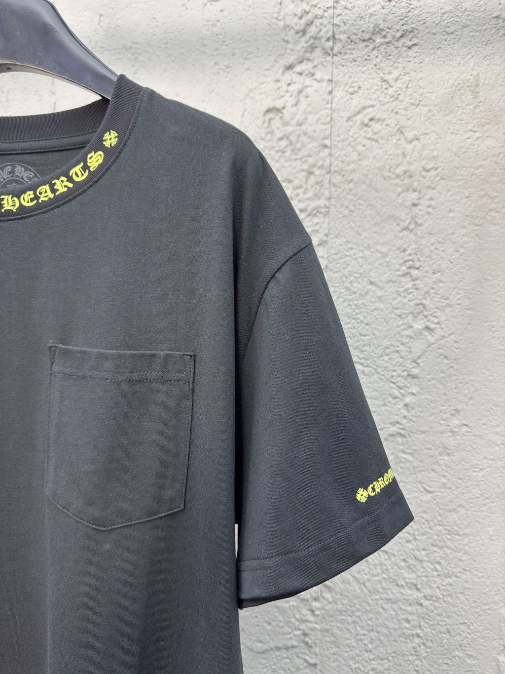 T shirt chrome Black and yellow