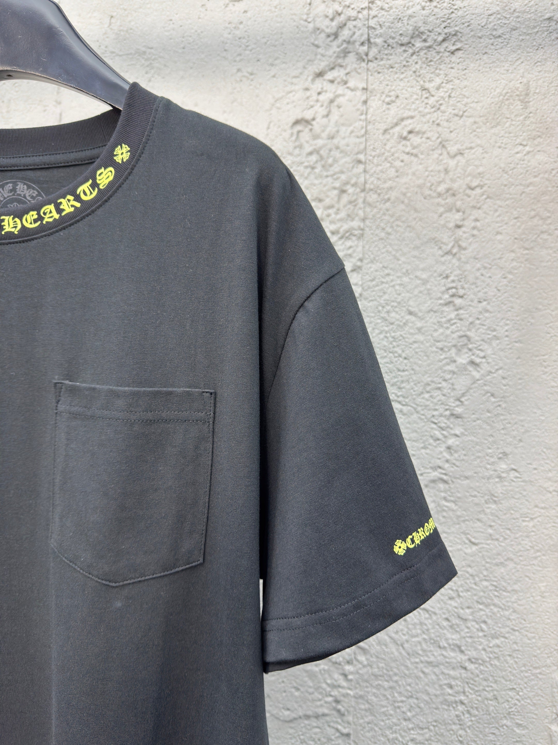 T shirt chrome Black and yellow