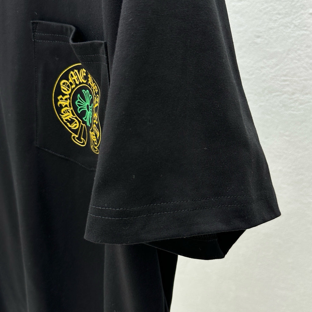 T shirt chrome green / yellow