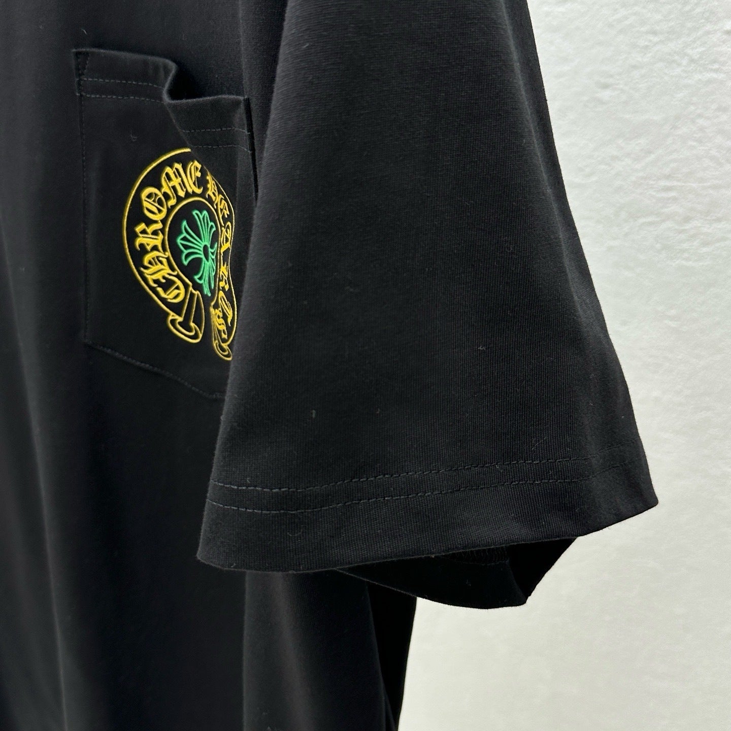 T shirt chrome green / yellow