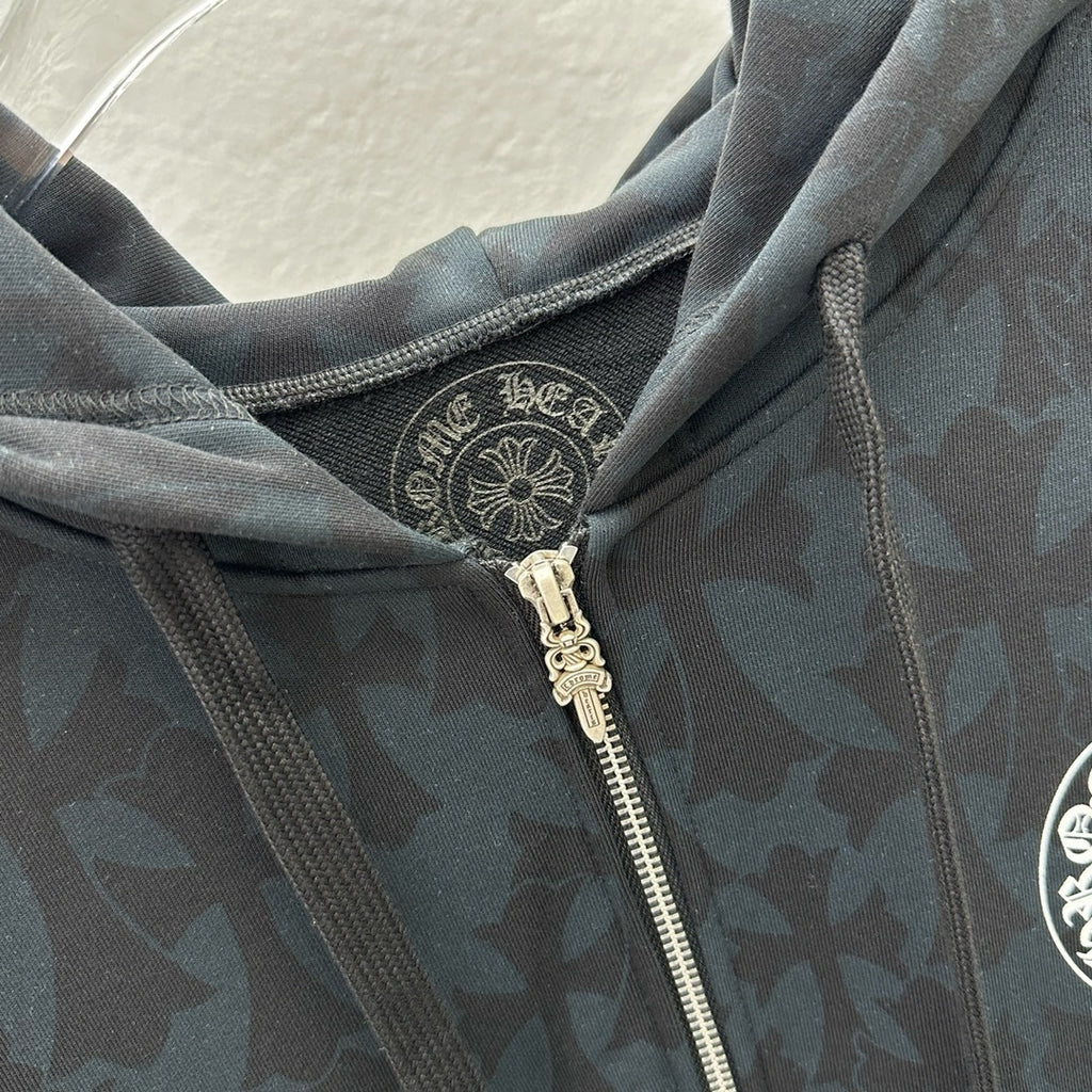 Gilet chrome noir / blanc