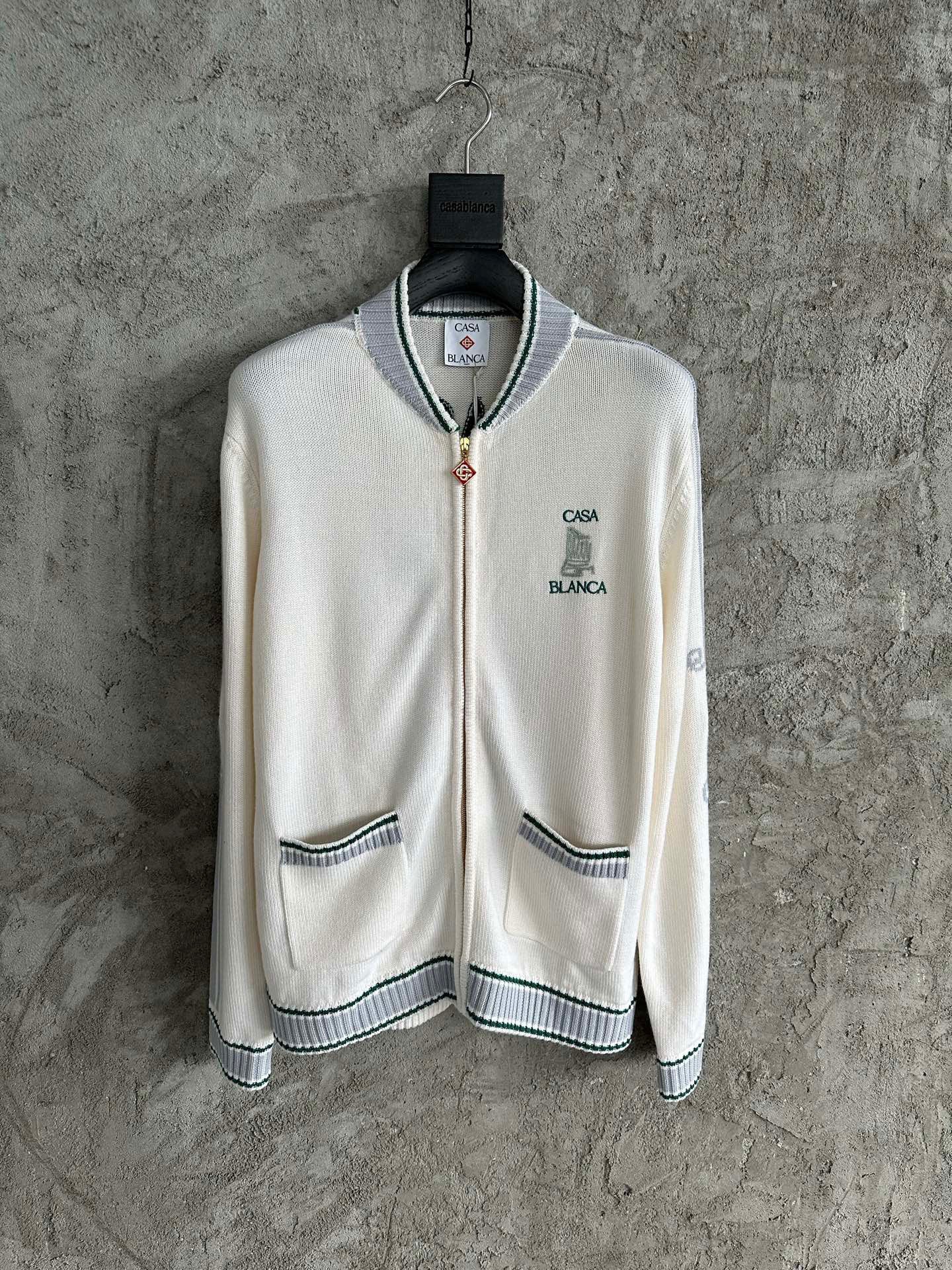 Casa club Knit Jacket Intarsia