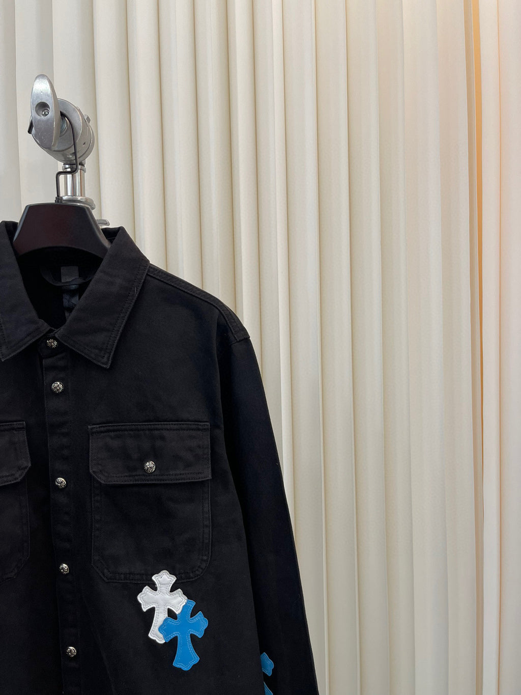 Veste Denim Black & Blue sky Chrome 2