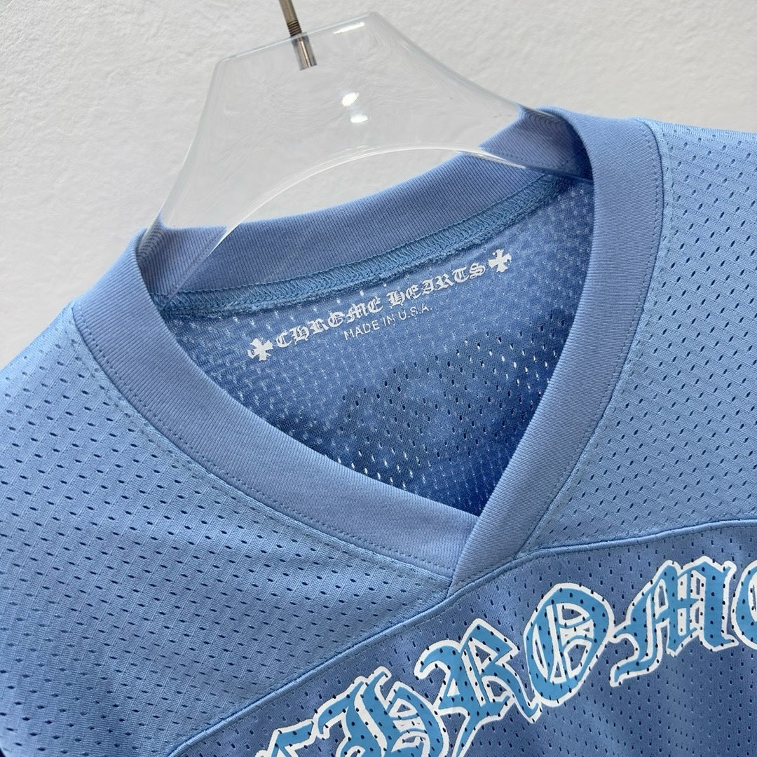 Baseball TEE - BLUE CHROME