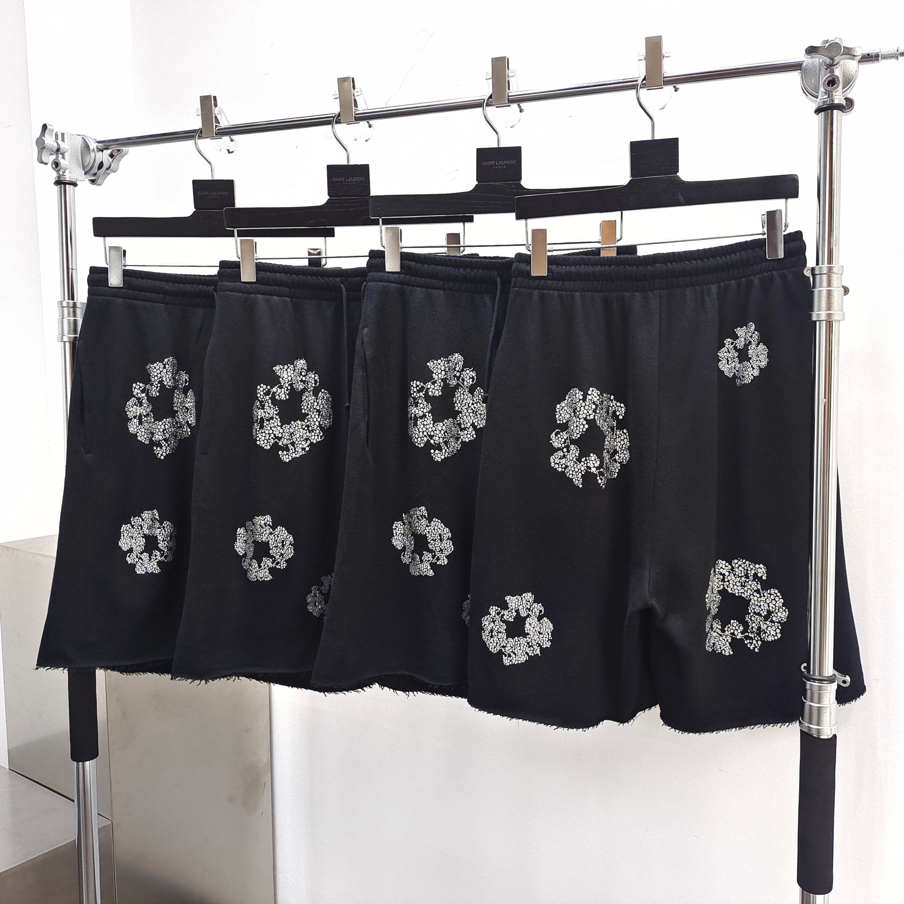 Short Denim.Trs black brillant