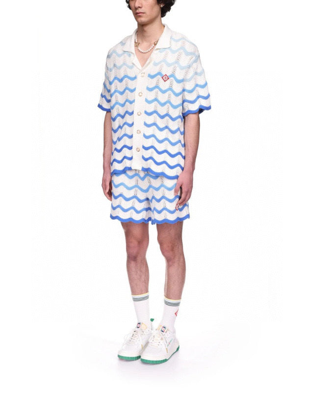 Casa B - Wavy Gradient Blue