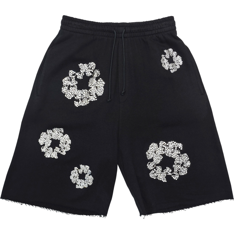 Short Denim.Trs black brillant