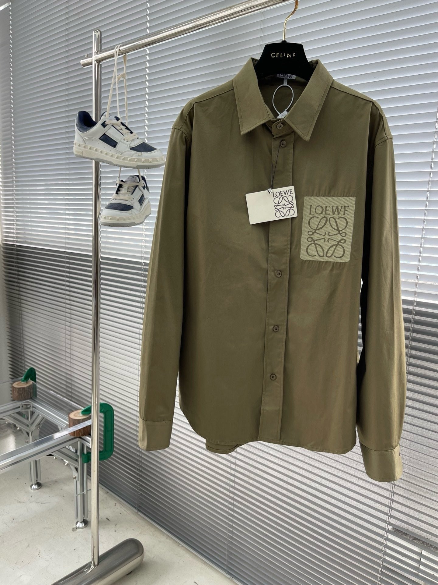 Chemise Anagramme Loew 10/10 kaki