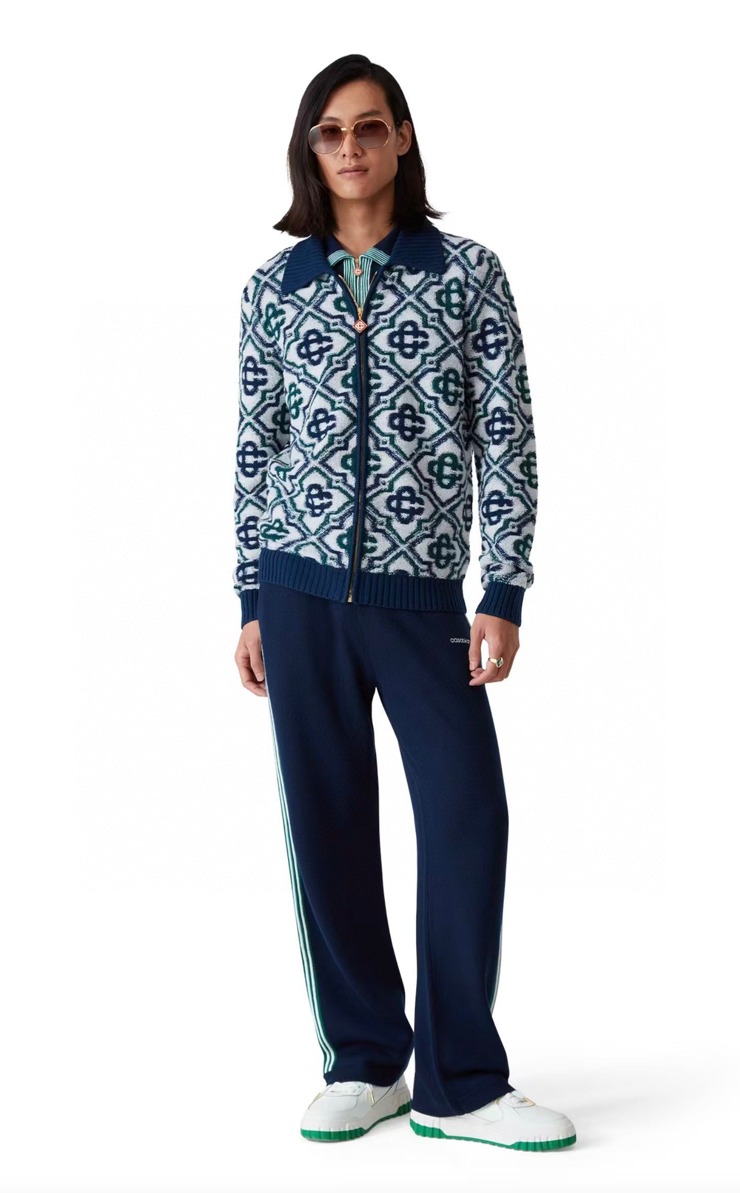 Casa B - Cardigan fermeture zippée