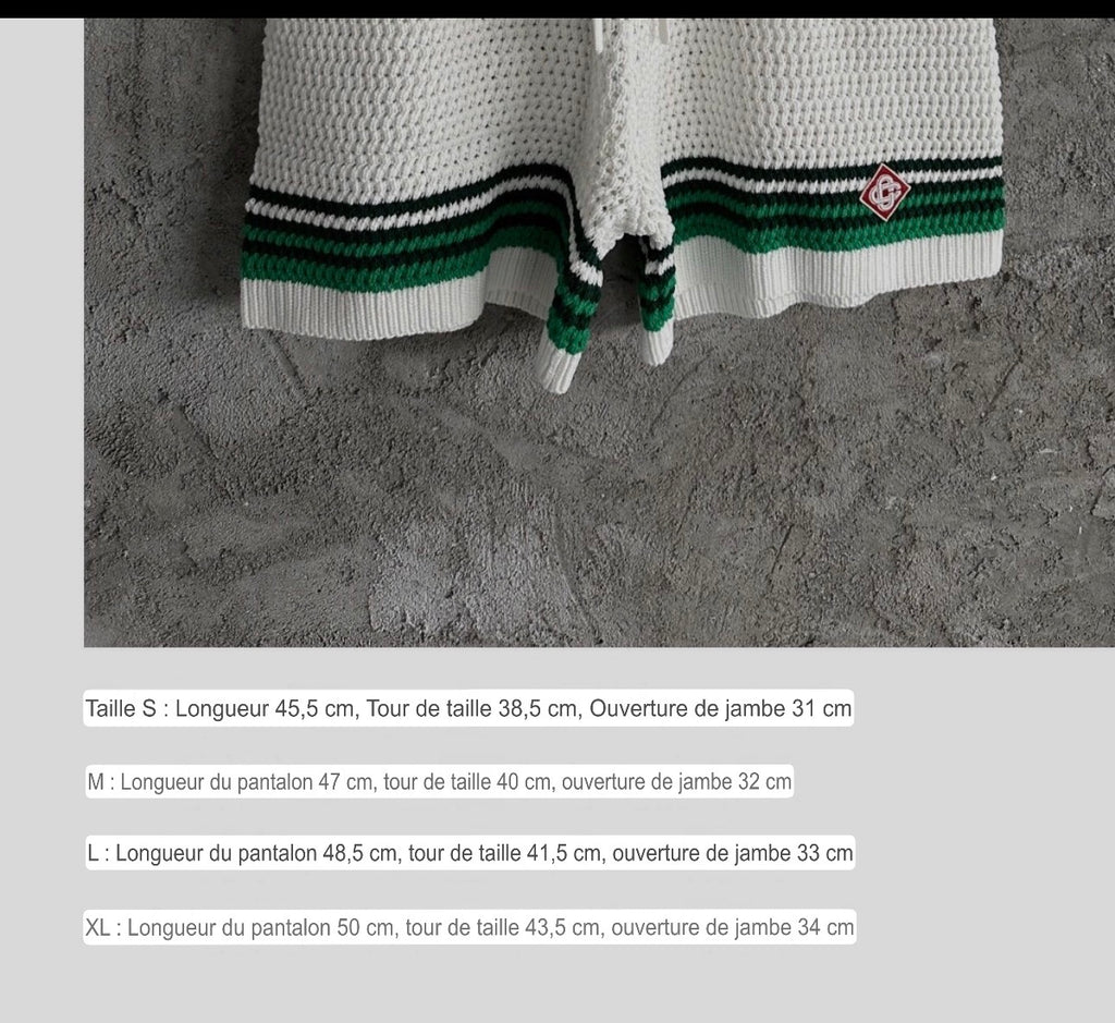 Casa B - Short crochet Verde