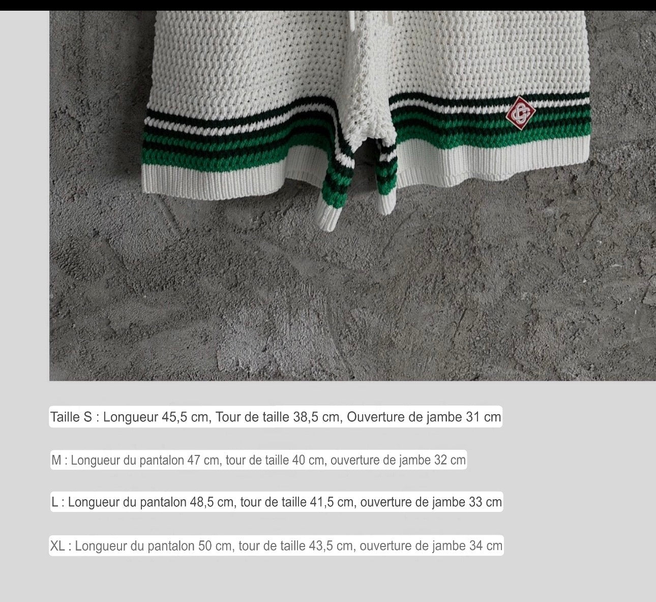 Casa B - Short crochet Verde