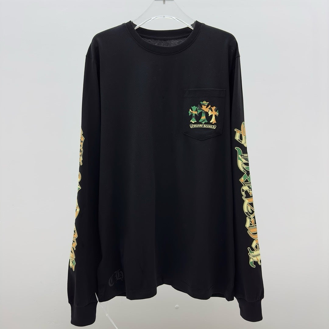 T shirt  Chrome black  fer military long sleeve